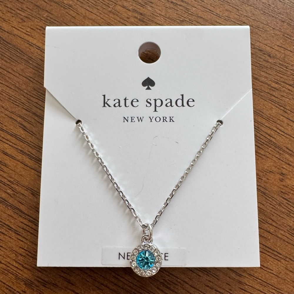 Kate Spade You’re A Gem Pave Halo Pendant NWT $59 Retail - Picture 3 of 8